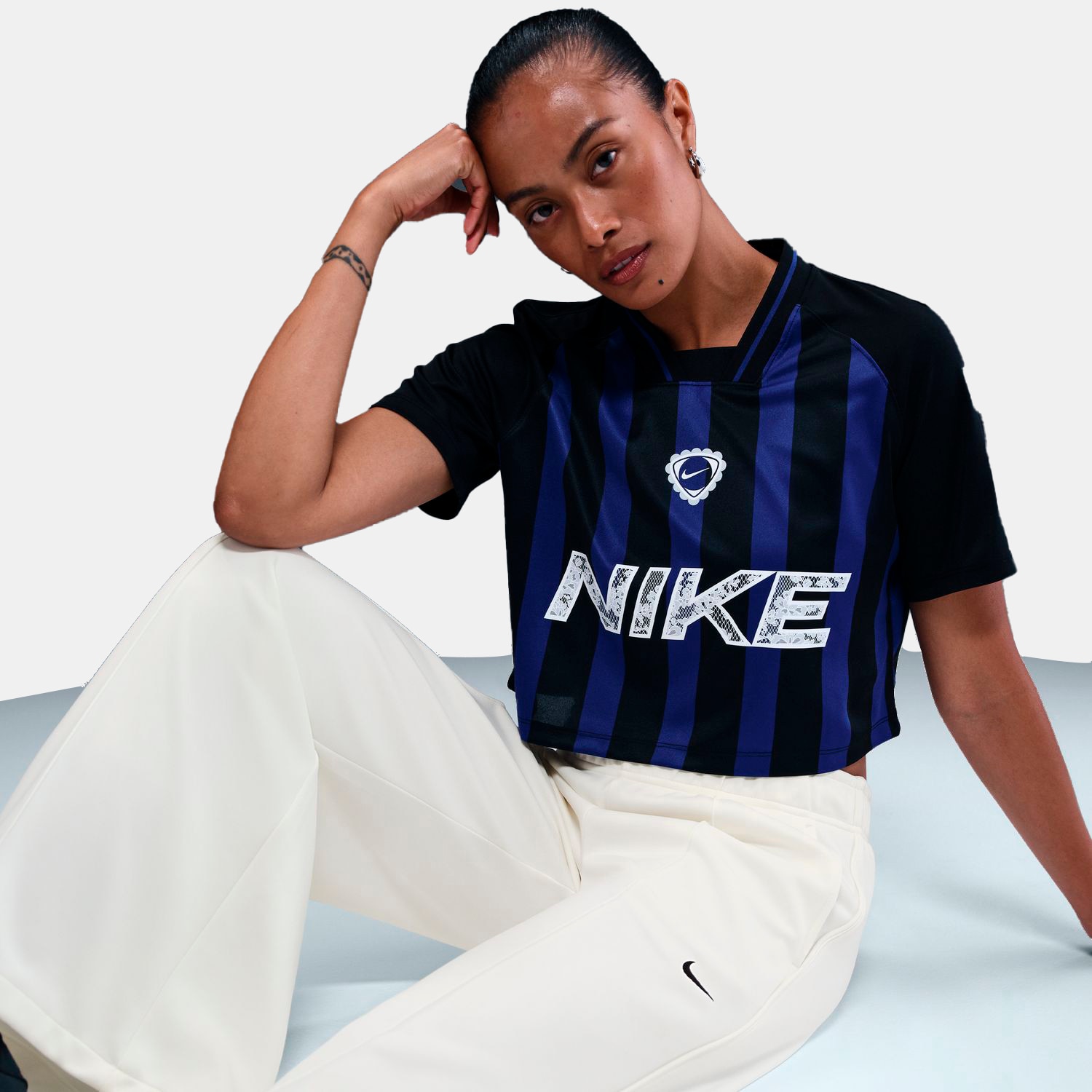 Calças de mulher Sportswear Nike Branco-5