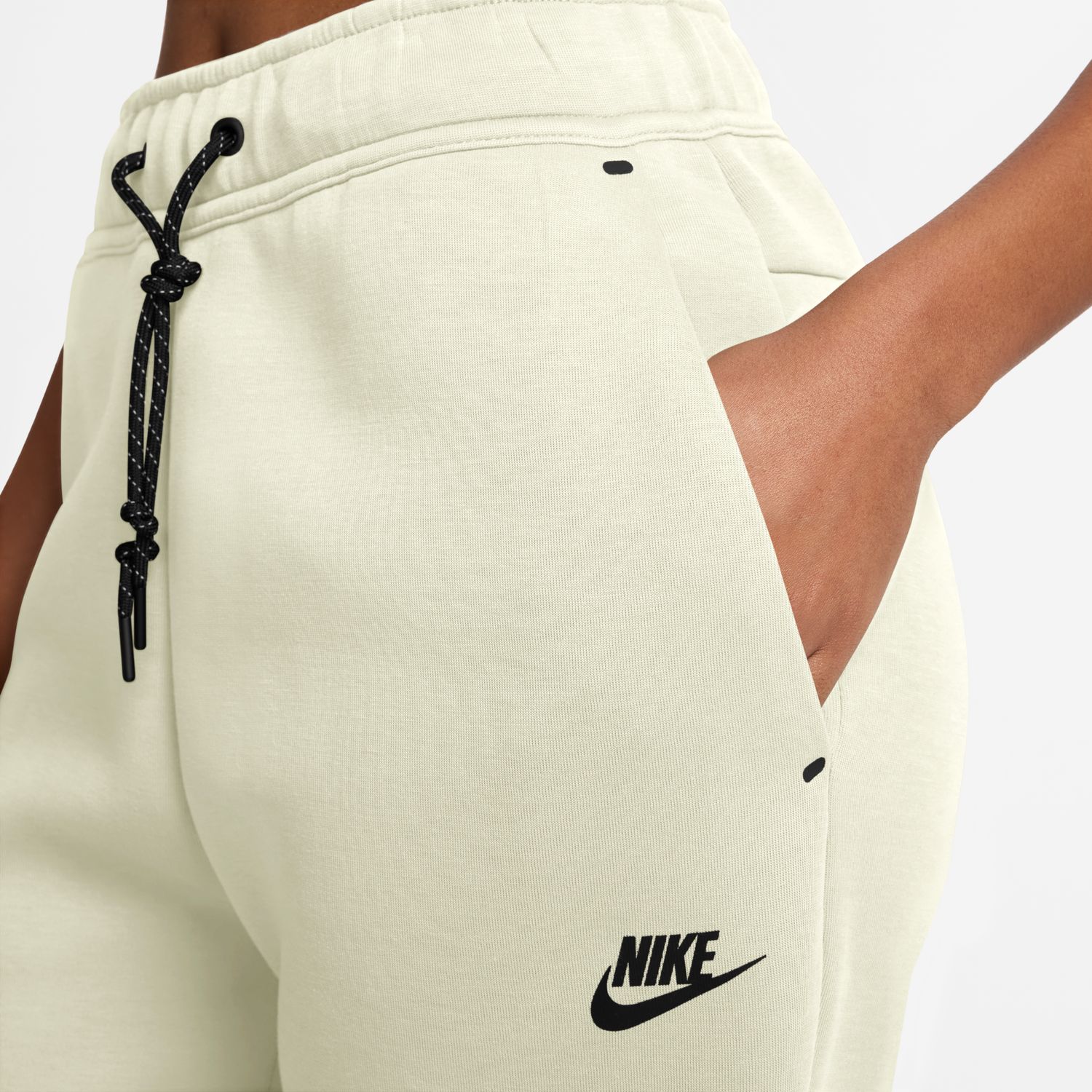 Calças de mulher Sportswear Tech Fleece Nike Branco-3