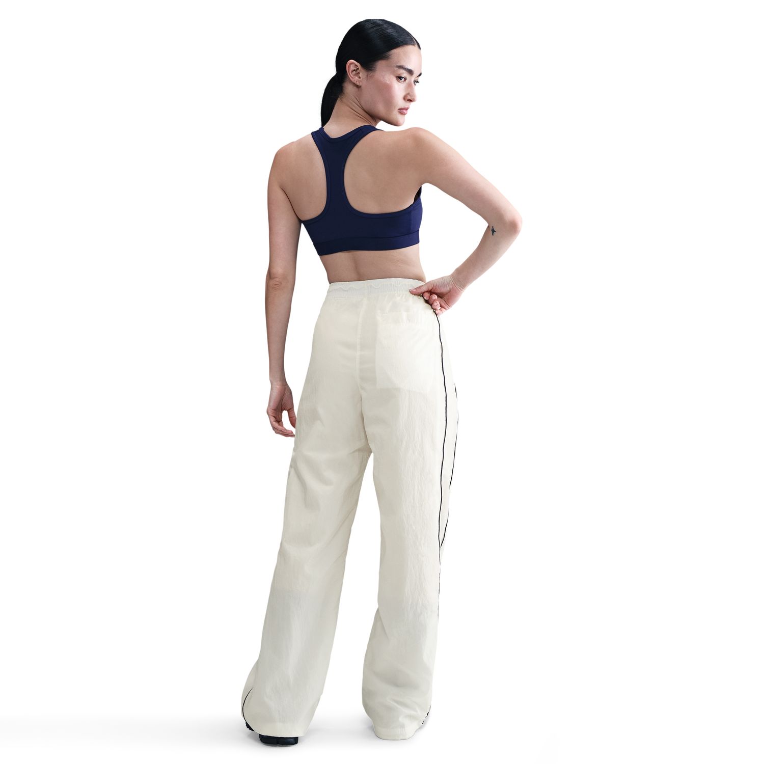 Calças de Mulher Windrunner Branco-2
