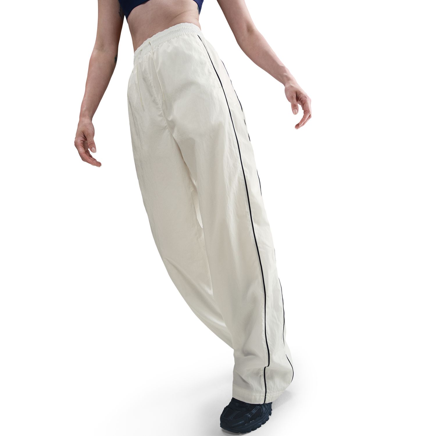 Calças de Mulher Windrunner Branco-3