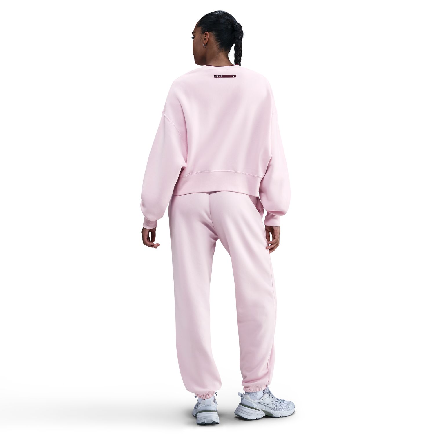 Calças de Mulher Sportswear Phoenix Fleece Rosa-2