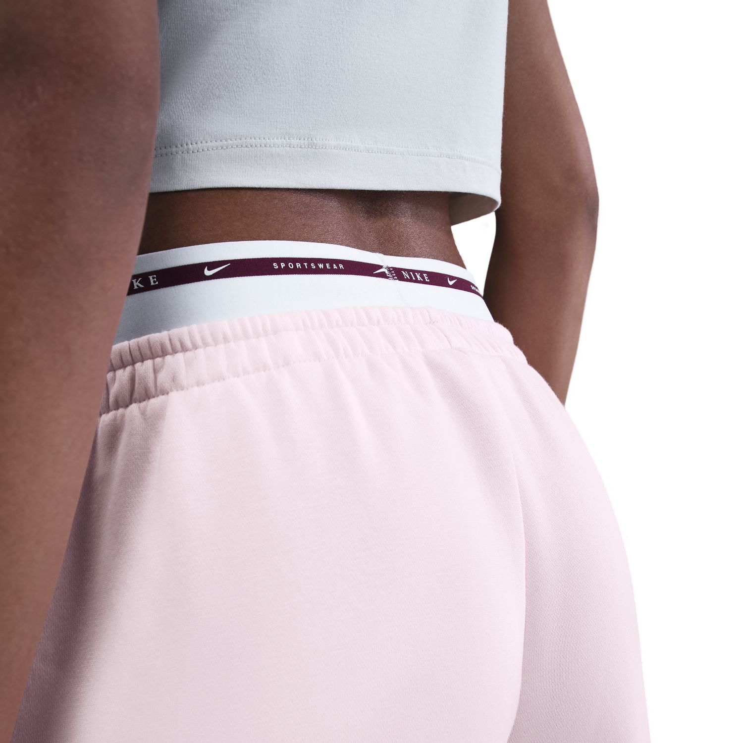 Calças de Mulher Sportswear Phoenix Fleece Rosa-4