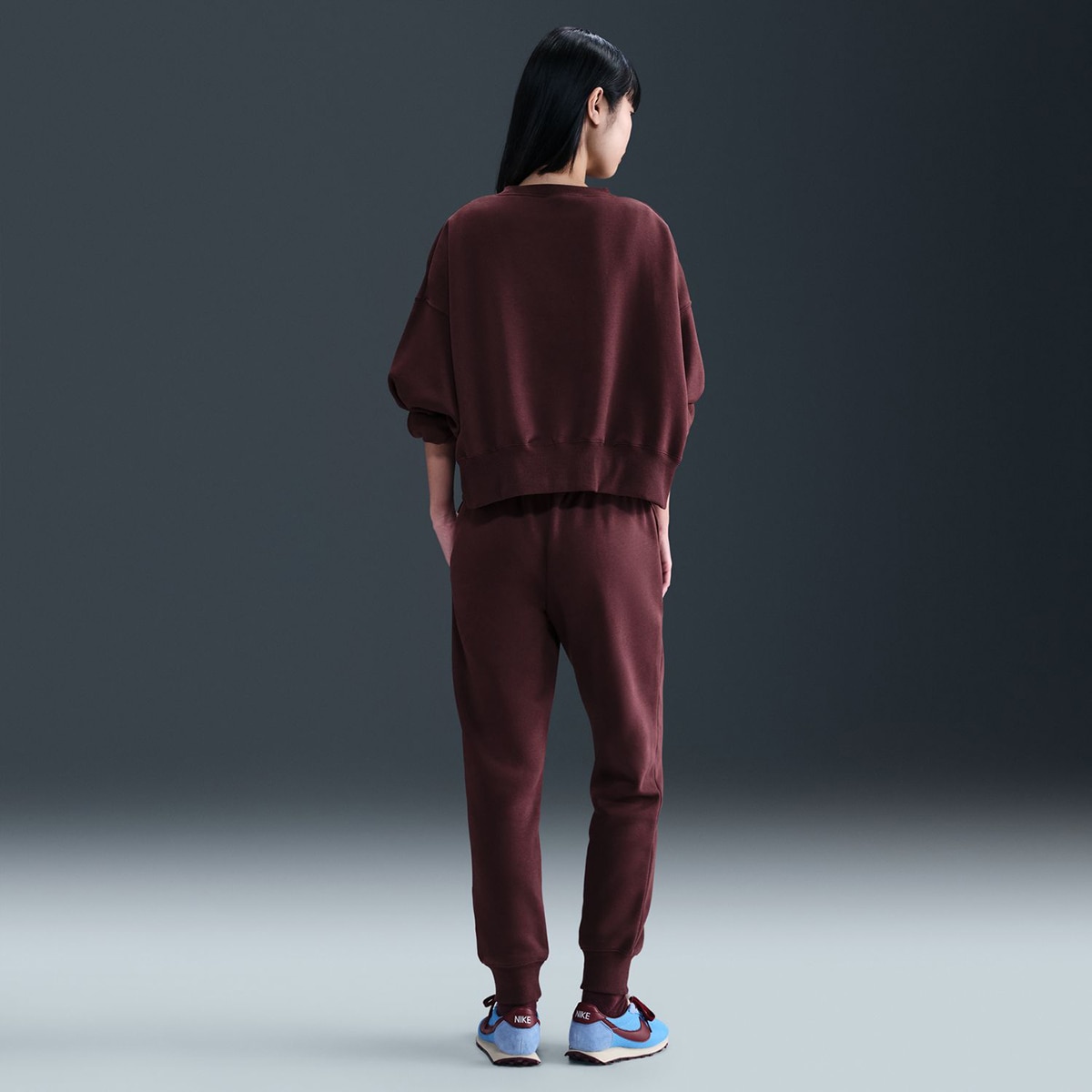 Calças de Mulher Sportswear Phoenix Fleece Bordeaux-2