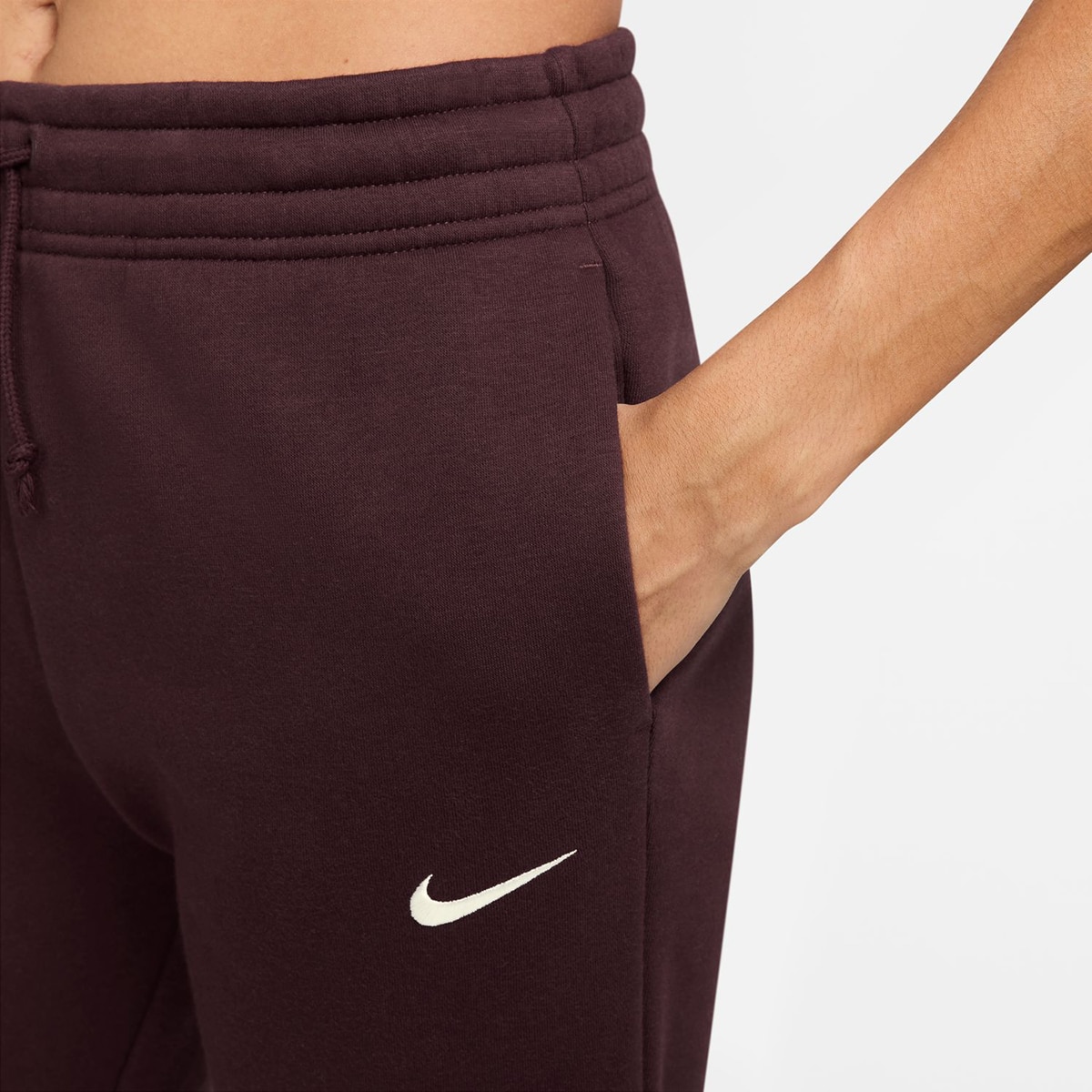 Calças de Mulher Sportswear Phoenix Fleece Bordeaux-3