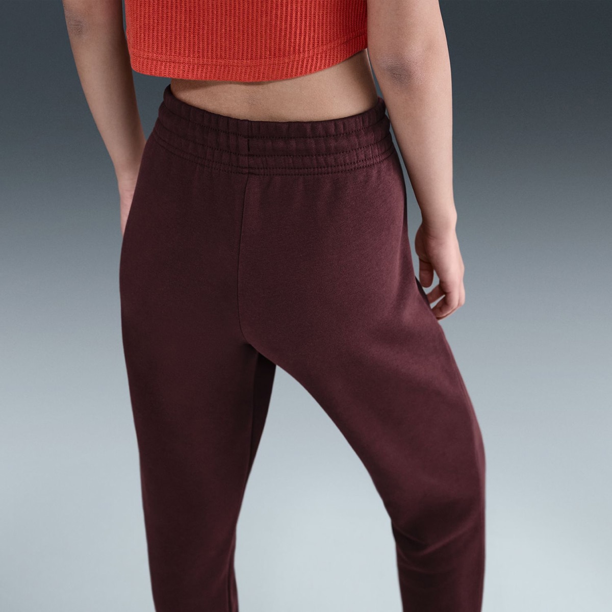 Calças de Mulher Sportswear Phoenix Fleece Bordeaux-5