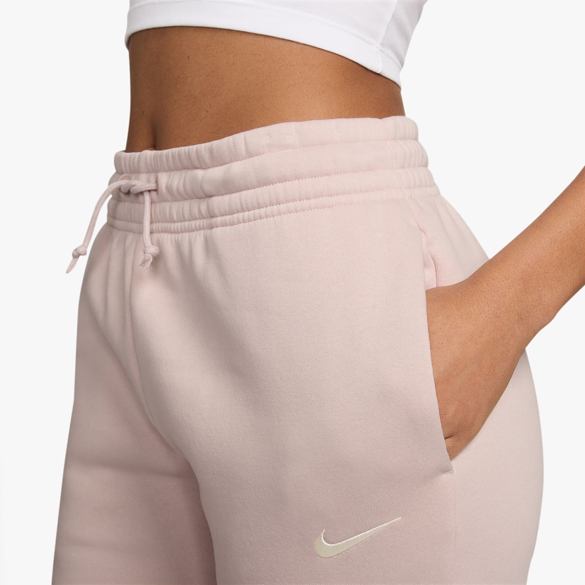 Calças de Mulher Sportswear Phoenix Fleece Rosa-3