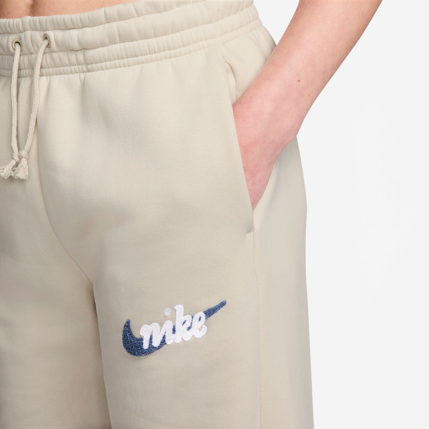 Calças de Mulher Phnx Flc Hr Logo Wl Pnt Branco-3