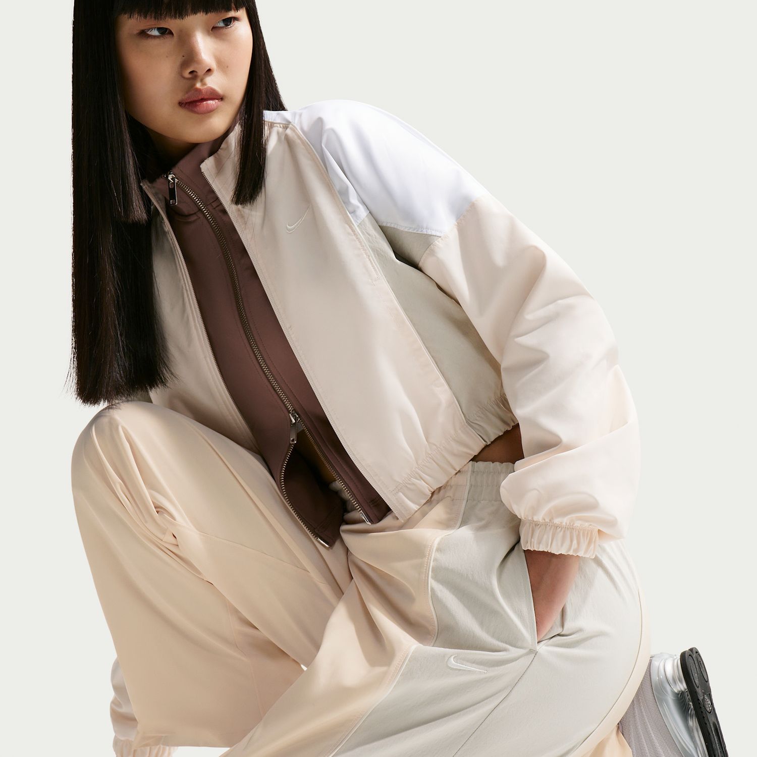 Calças de Mulher Track Pant Mod Branco-5