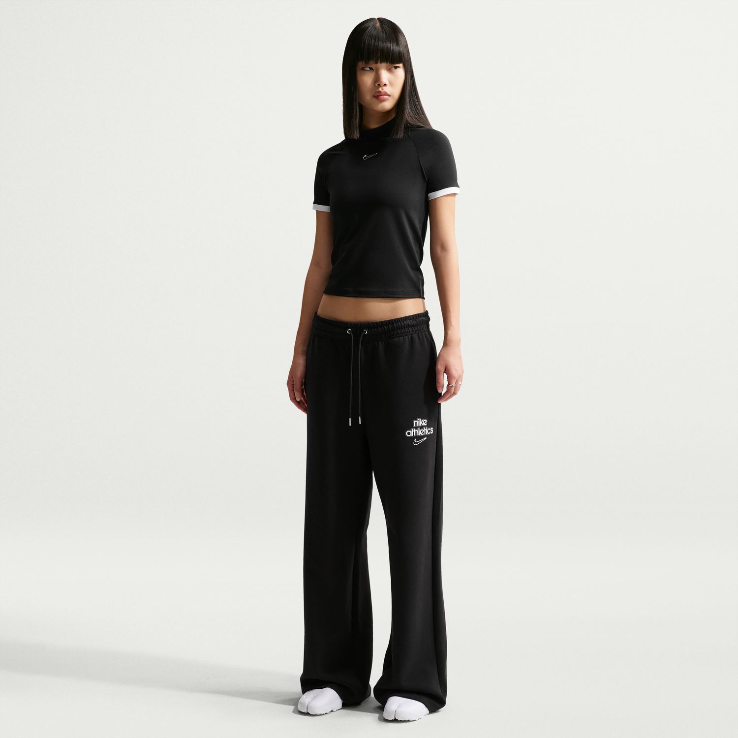 Calças de Mulher Sportswear Phoenix Fleece Preto-1