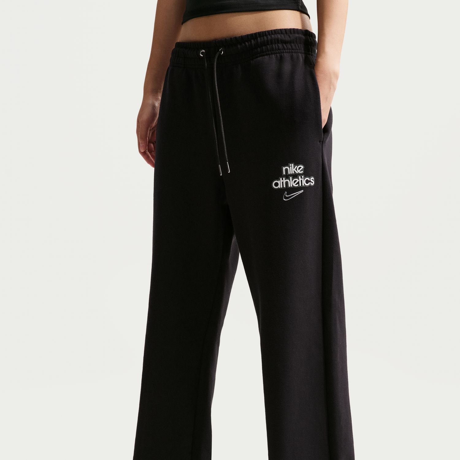 Calças de Mulher Sportswear Phoenix Fleece Preto-3