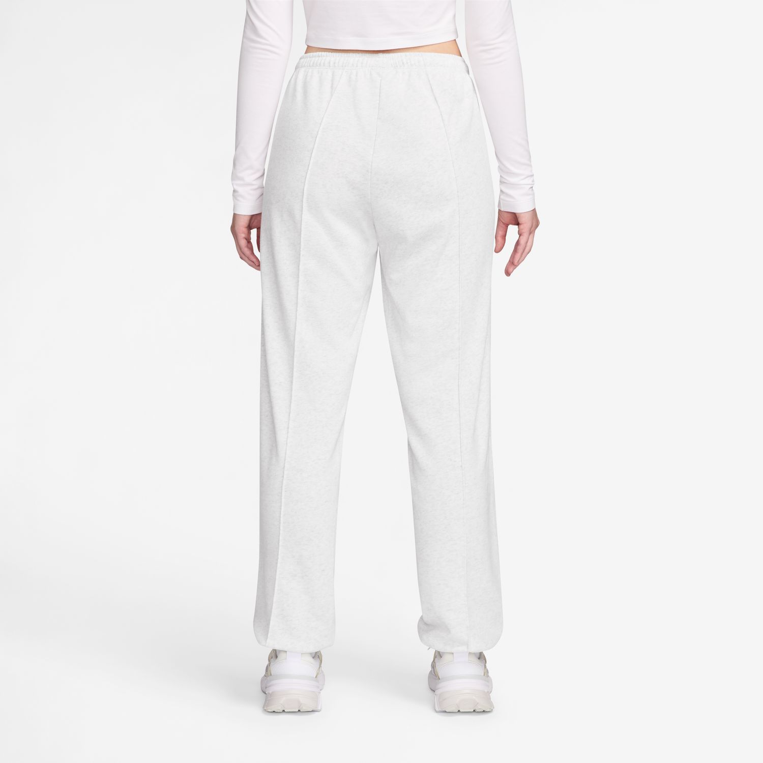 Calças de Mulher Sportswear Chill Terry Branco-2