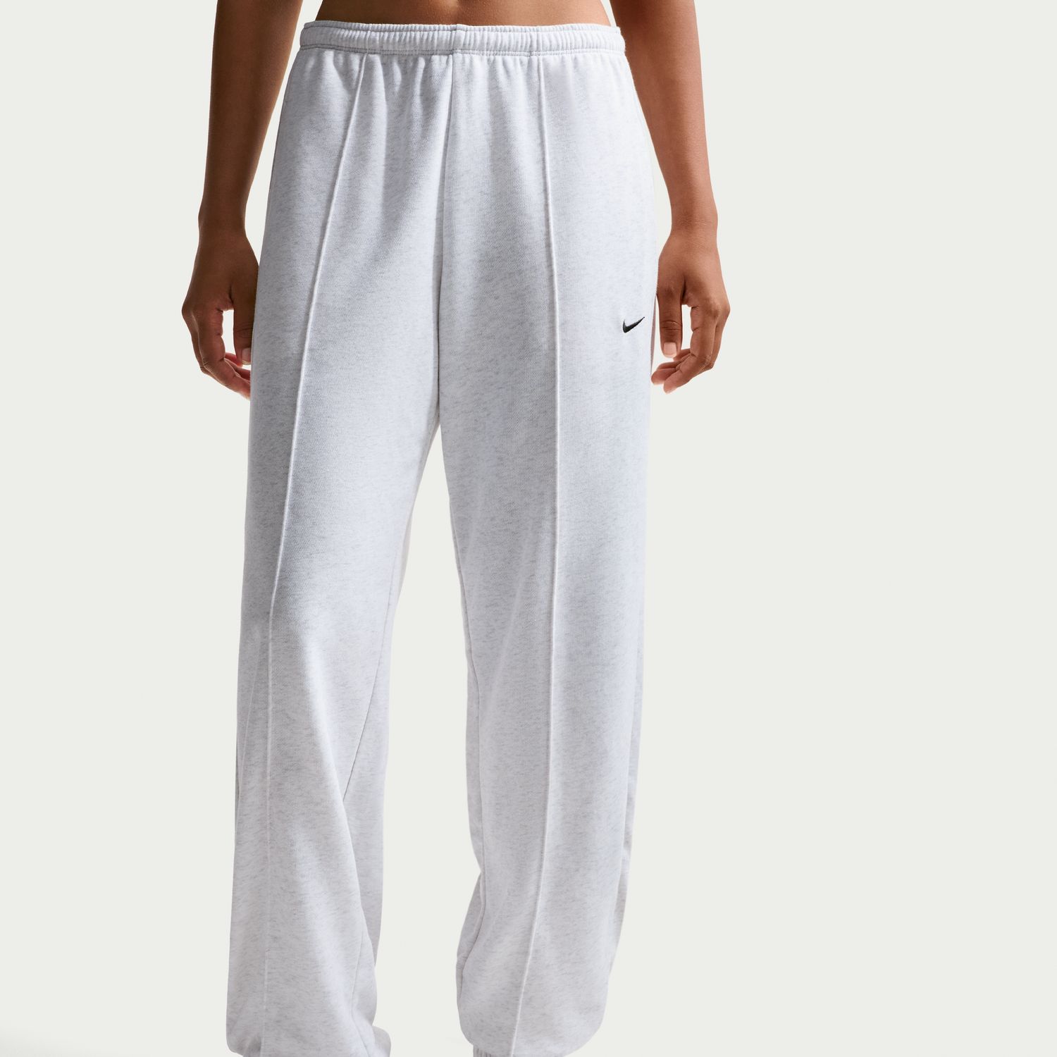 Calças de Mulher Sportswear Chill Terry Branco-3
