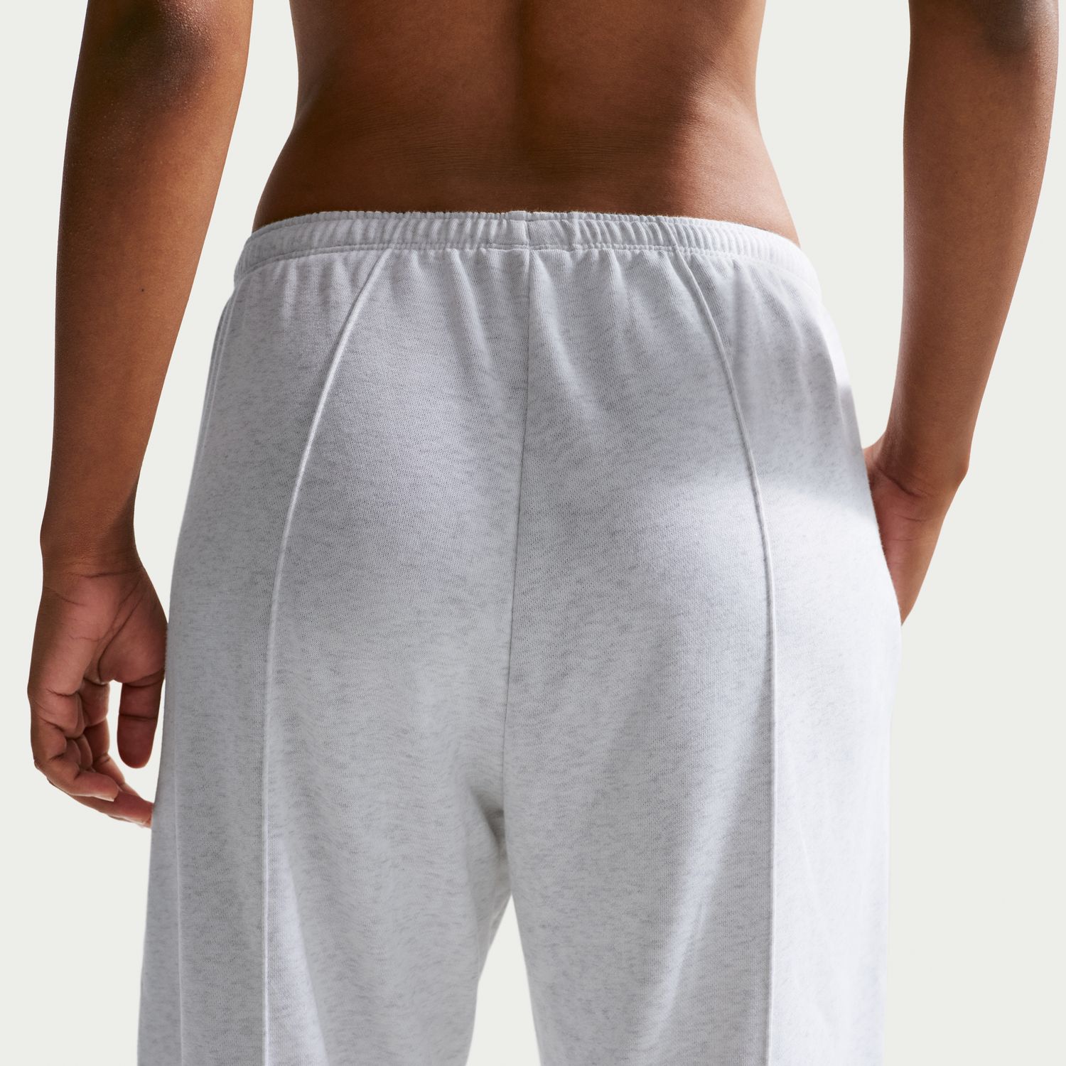 Calças de Mulher Sportswear Chill Terry Branco-4