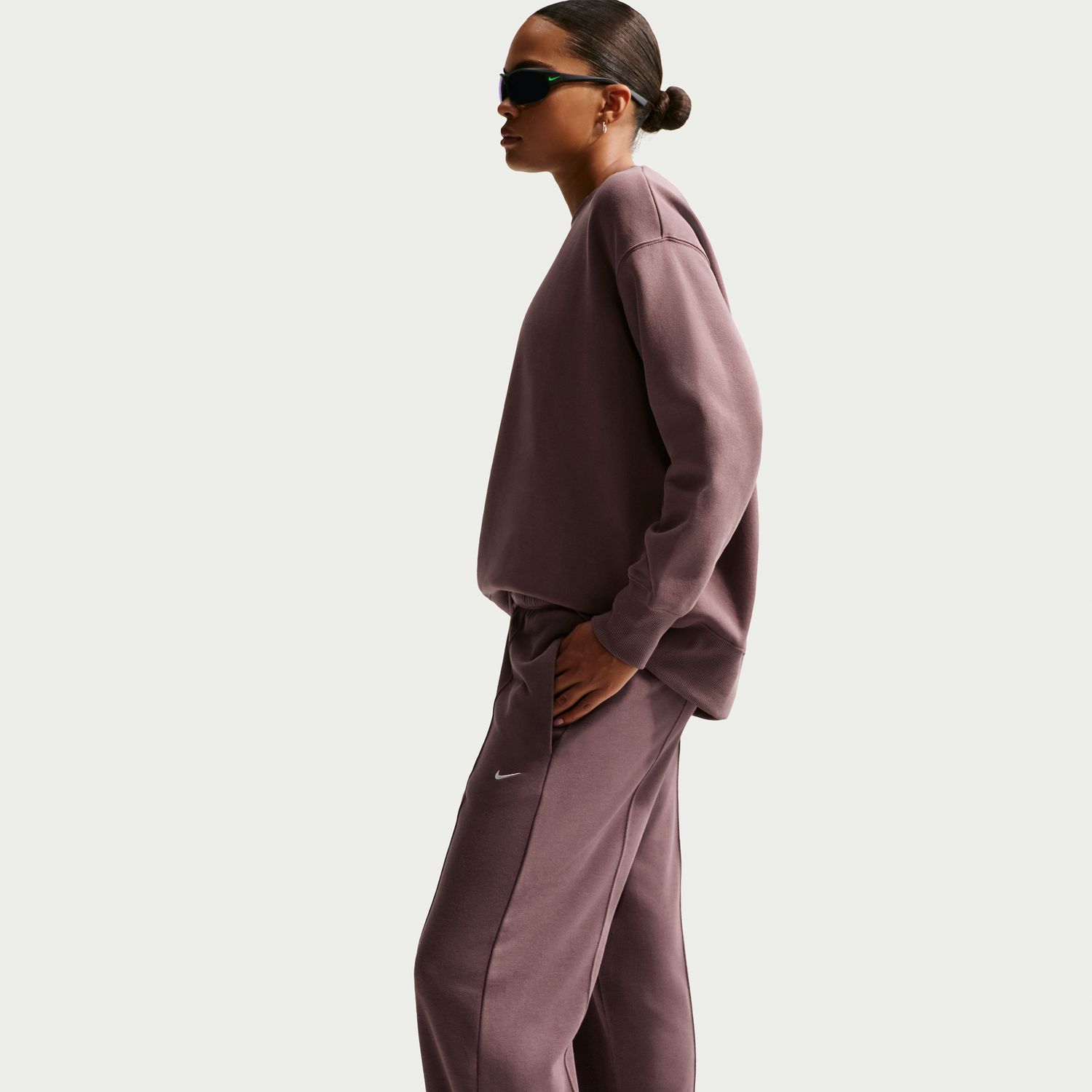 Calças de Mulher Chll Ft Jggr Pant Roxo-5