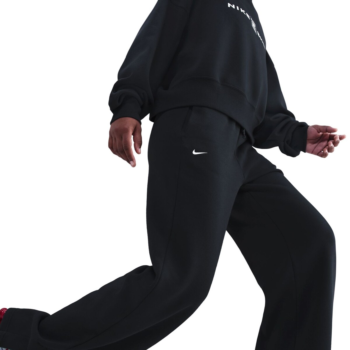 Calças de Mulher Shox Phoenix Fleece Preto-5