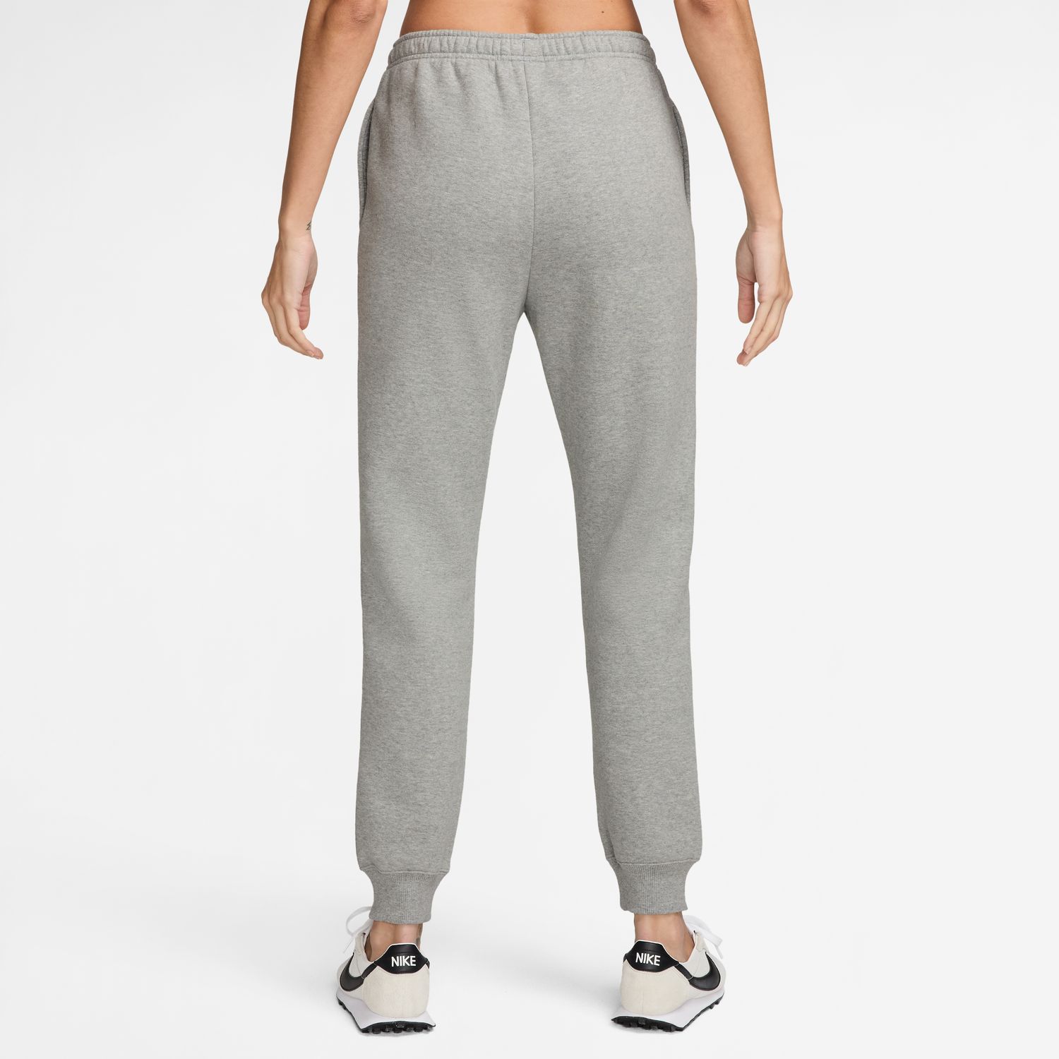 Calças Casual de Mulher W NK STDO FLC MR STD Jogger Preto-2