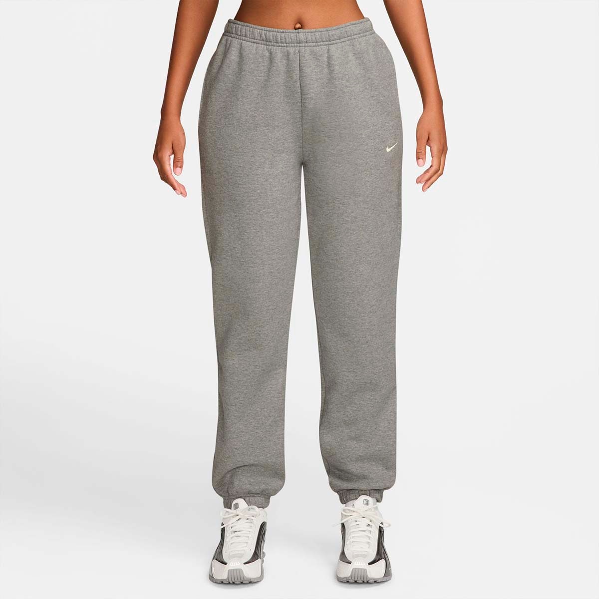 Imagem 0 de Calças Casual de Mulher Studio Fleece Women's Mid-Rise Cuffed Pants