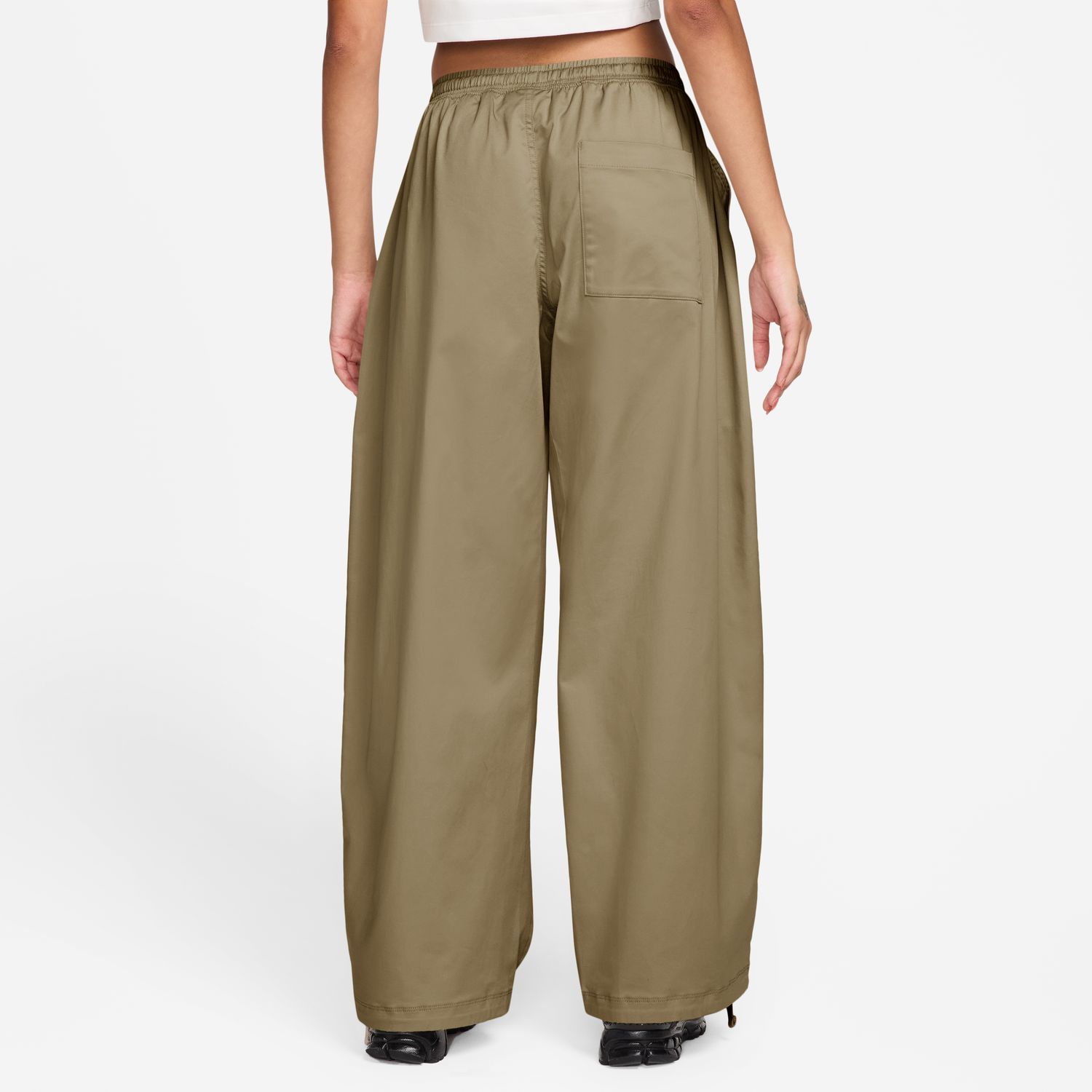 Calças de Mulher W Nk Street Utility Wvn Os Pant Castanho-2