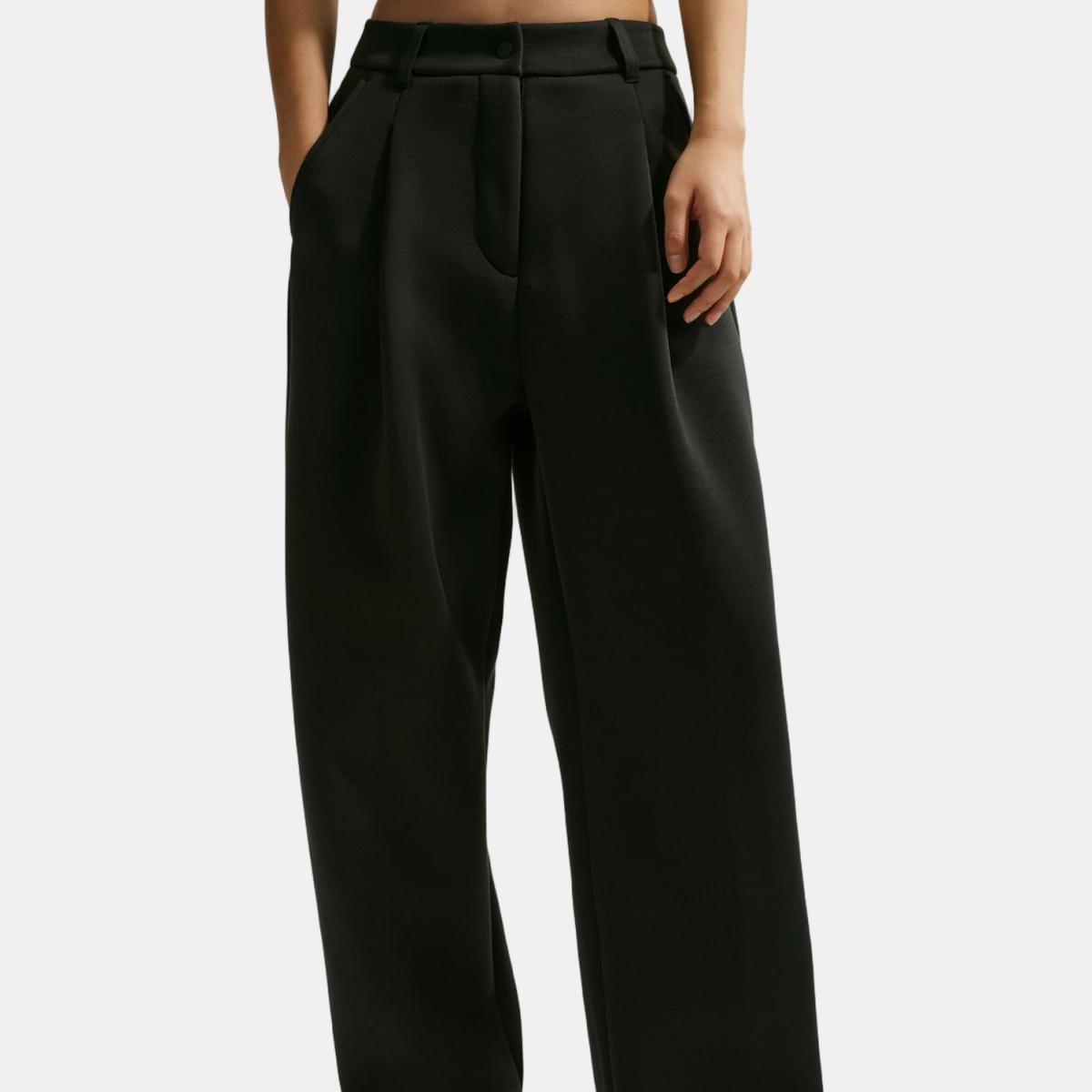 Pantalón de casual de mujer Nike Pregame Fleece Women's Loose Mid-Rise Trousers Nike - Negro Negro-2