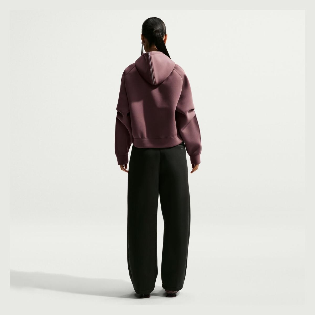 Pantalón de casual de mujer Nike Pregame Fleece Women's Loose Mid-Rise Trousers Nike - Negro Negro-3