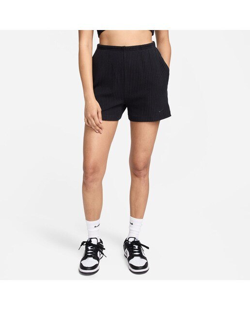 Calções de Mulher Sportswear Chill Knit Preto-1