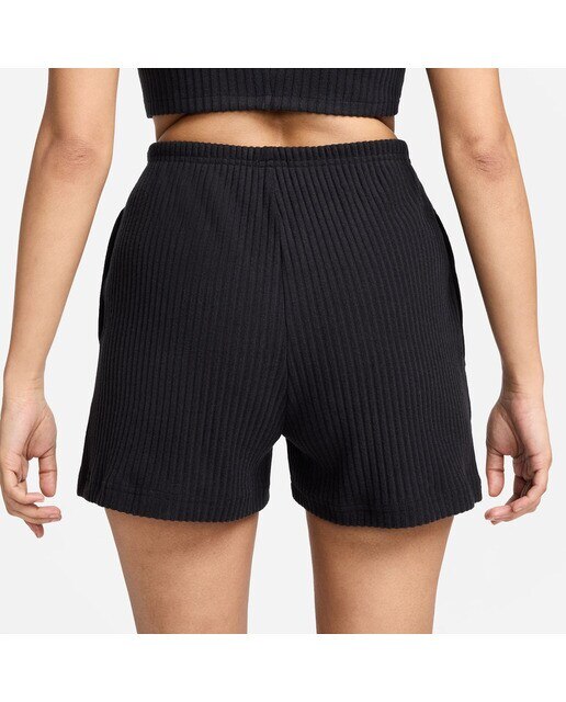 Calções de Mulher Sportswear Chill Knit Preto-2