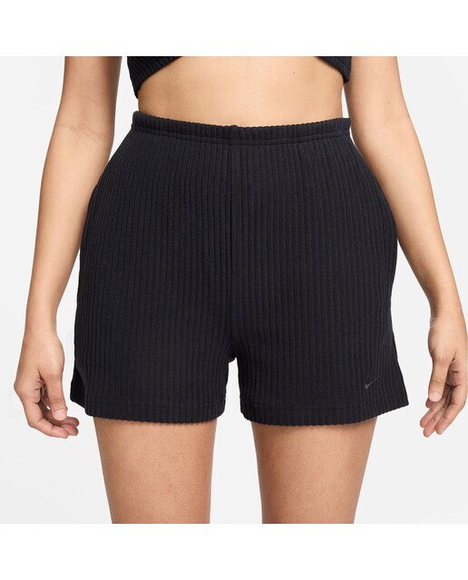 Calções de Mulher Sportswear Chill Knit Preto-3