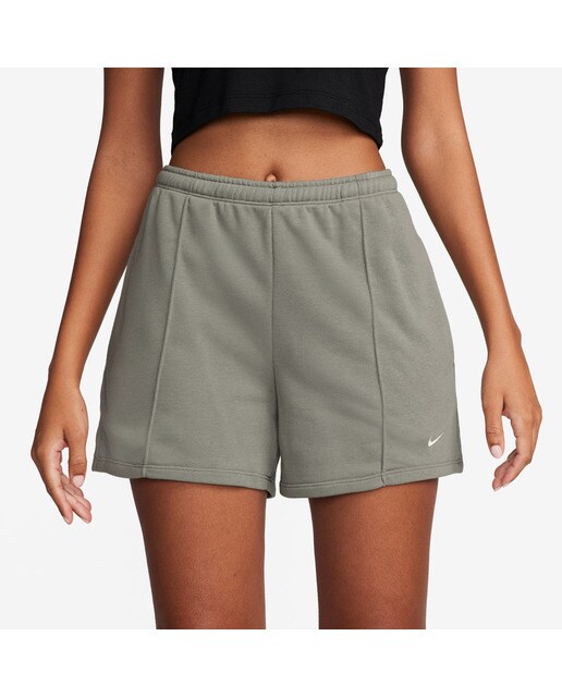 Calções de Mulher Sportswear Chill Terry Verde-1