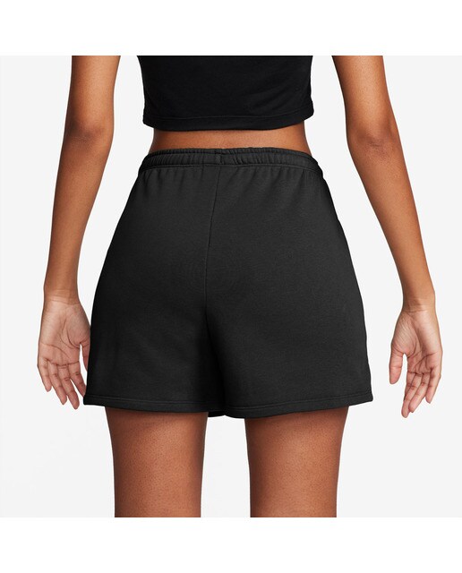 Calções de Mulher Sportswear Chill Terry Preto-2