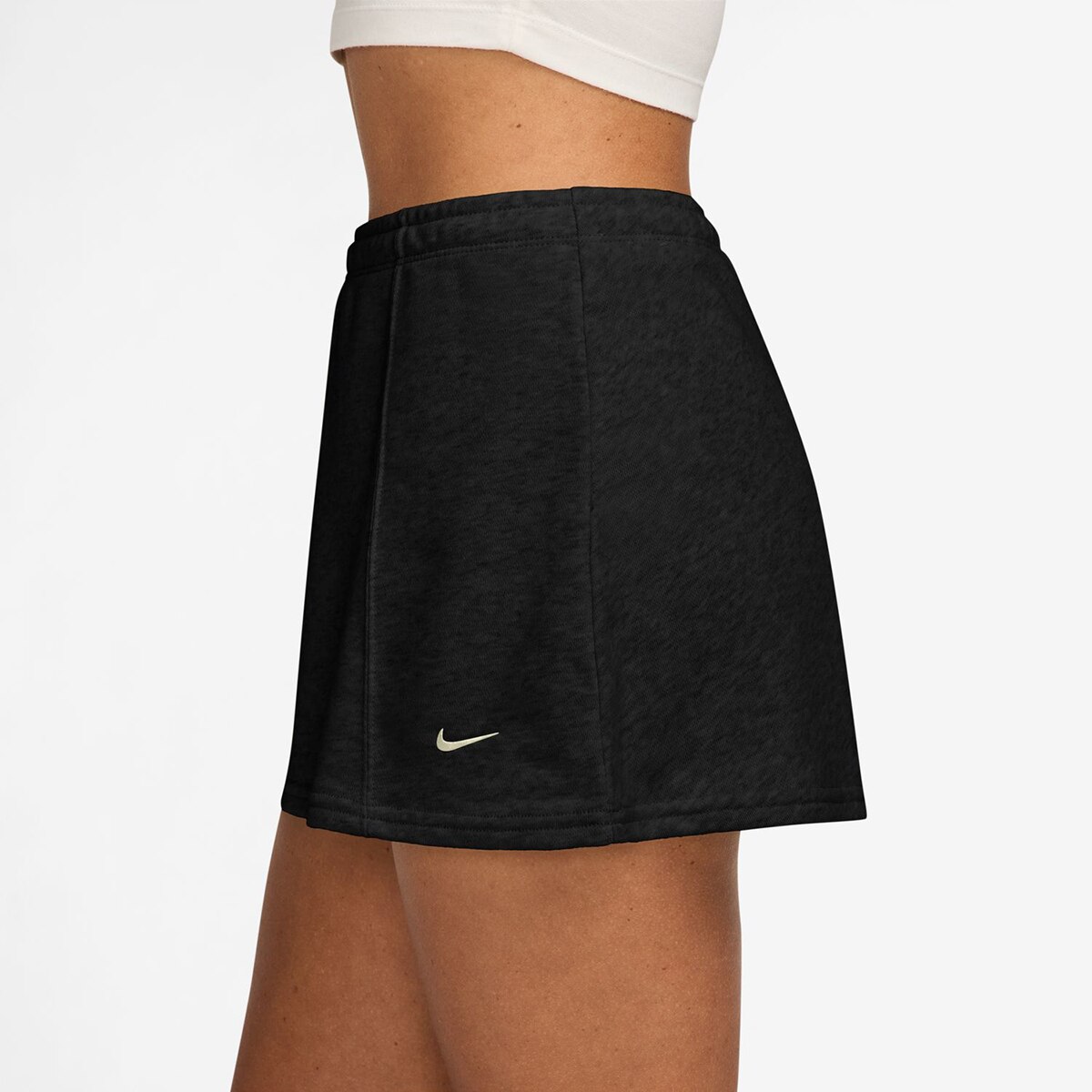 Saia de Mulher Sportswear Chill Terry Preto-3