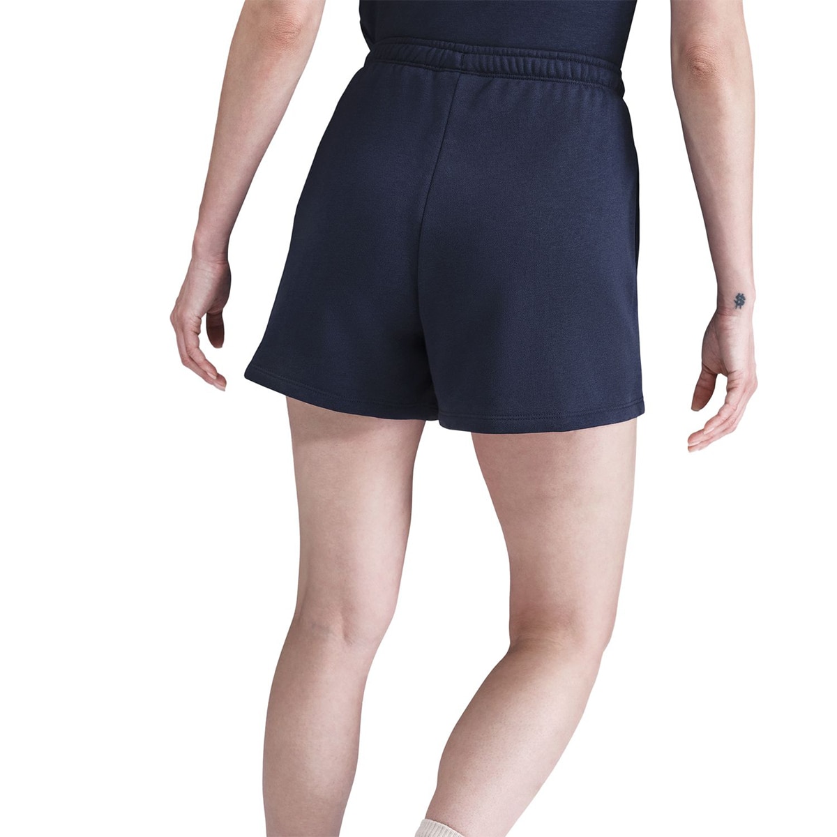 Calções de Mulher Sportswear Chill Terry Azul-marinho-4