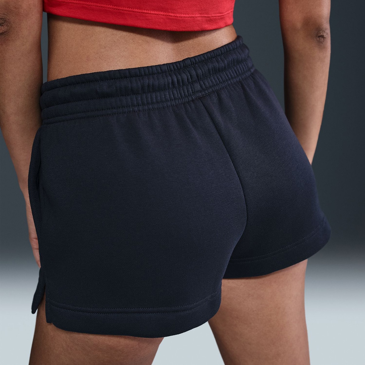 Calções de Mulher Sportswear Phoenix Fleece Preto-6