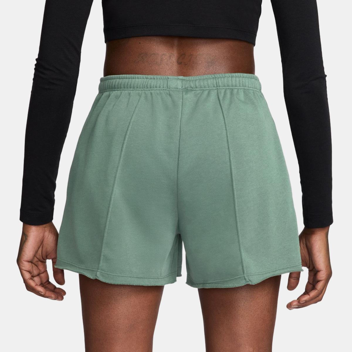 Calções de Mulher Sportswear Chill Terry Short Verde-2