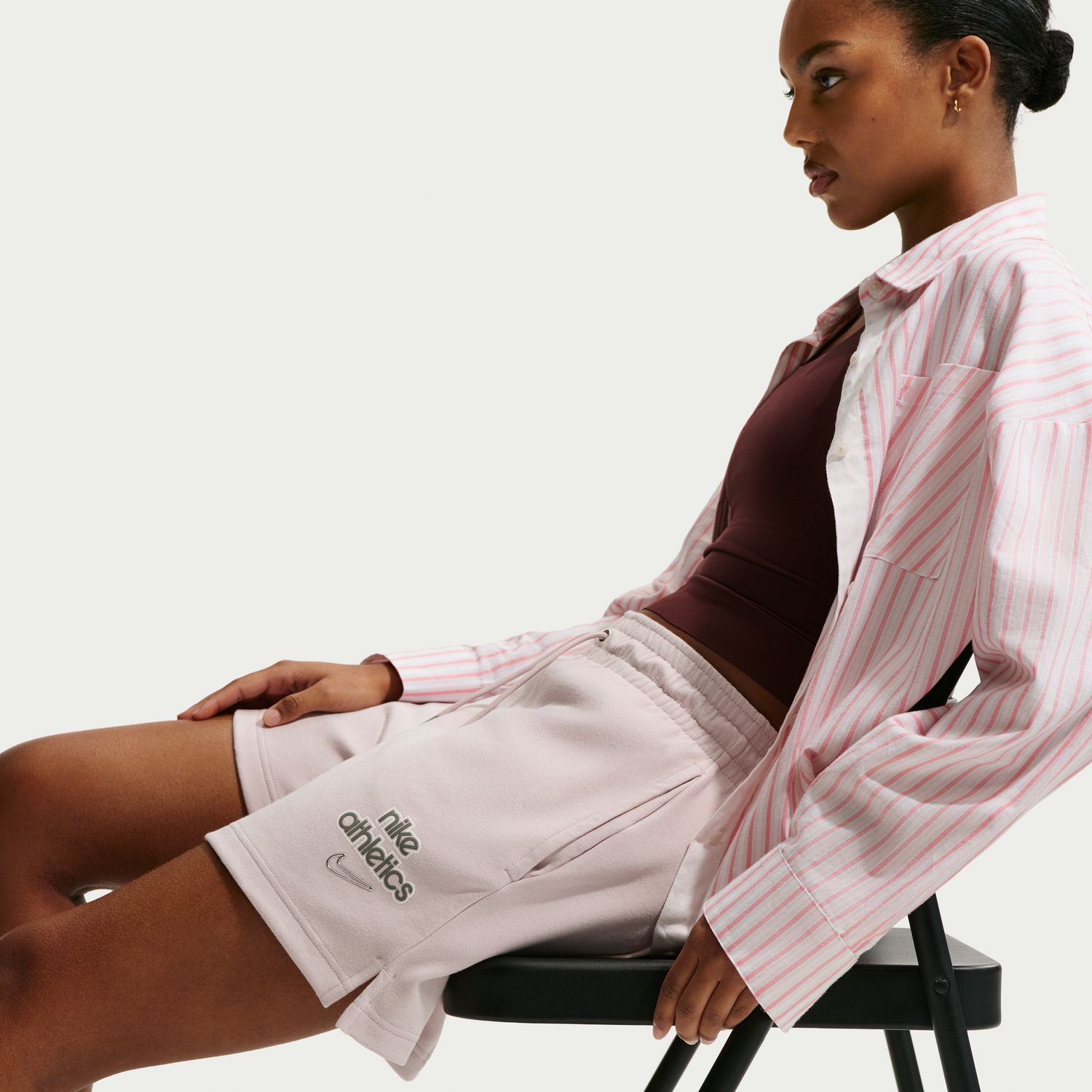 Calções de Mulher Fleece Bf Roxo-3