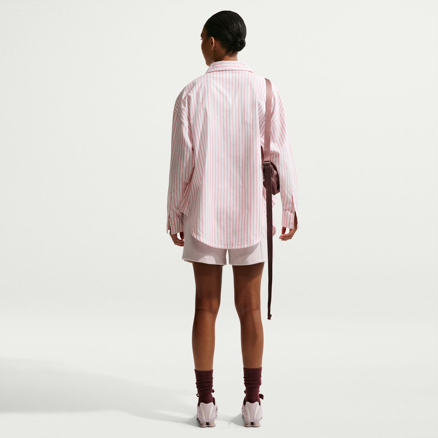 Calções de Mulher Fleece Bf Roxo-5