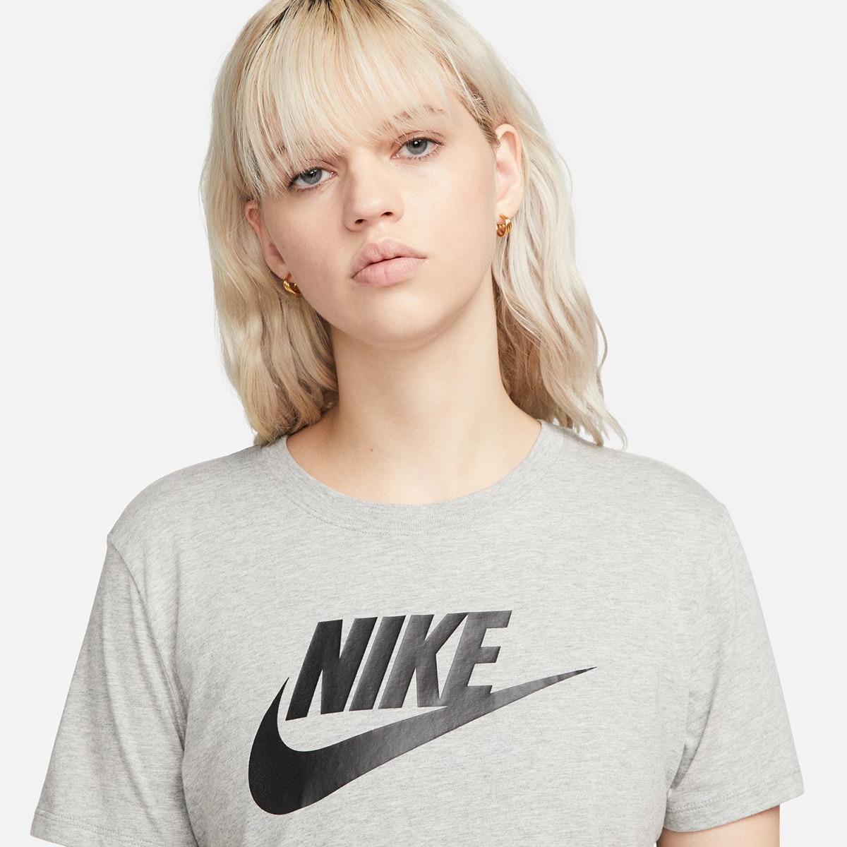 T-shirt Sportswear Essentials Cinzento-3