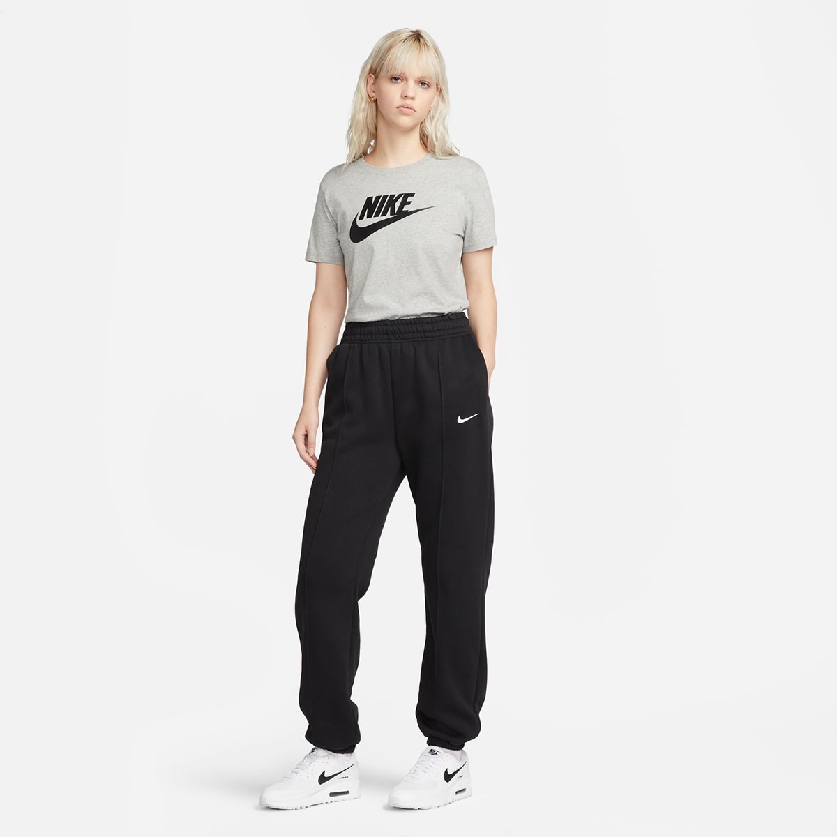 T-shirt Sportswear Essentials Cinzento-4
