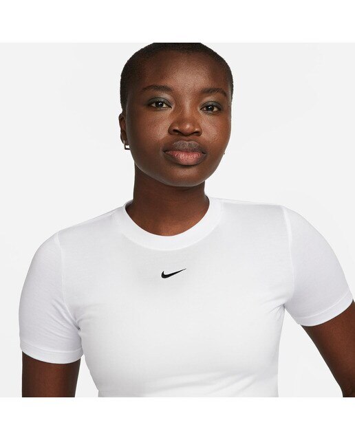 T-shirt de mulher Sportswear Essential Nike Branco-3