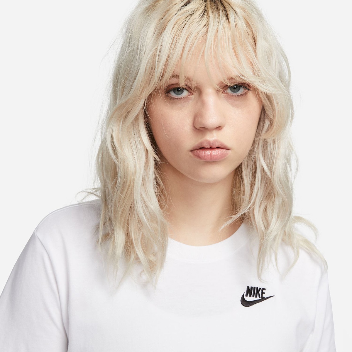 T-shirt de Mulher Sportswear Club Branco-3