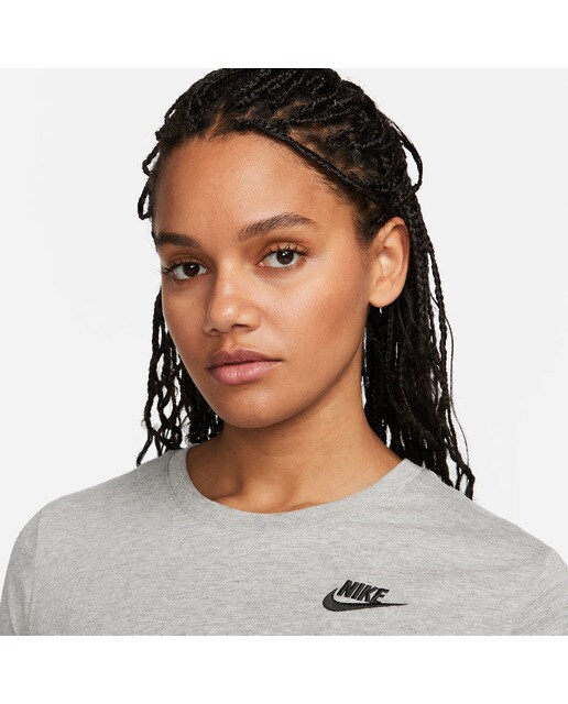 T-shirt de Mulher W Nsw Club SS Tee Cinzento-3