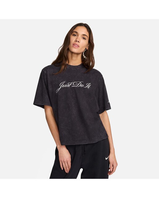 T-shirt de mulher Sportswear Nike Preto-1