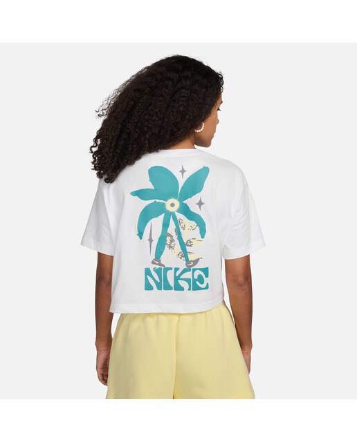 T-shirt de mulher Sportswear Nike Branco-2
