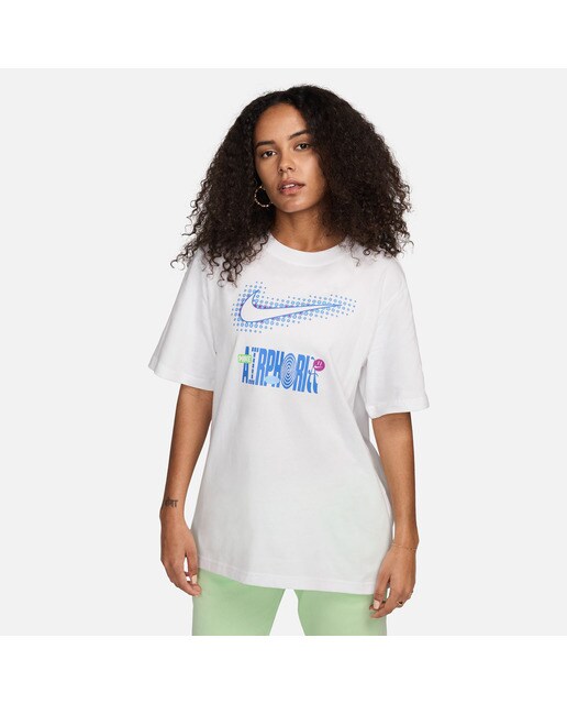 T-shirt de mulher Sportswear Nike Branco-1