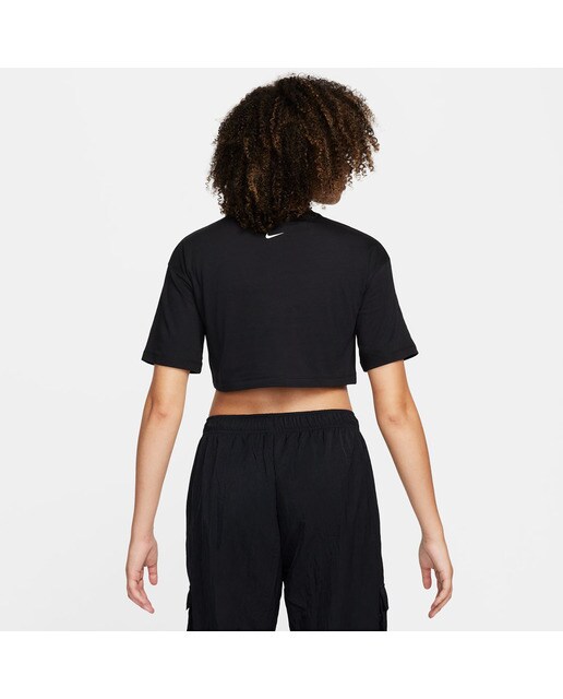T-shirt de Mulher Sportswear Crop Tee GLS Preto-2
