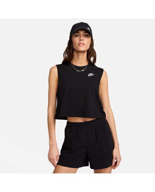 T-shirt de Mulher Sportswear Club Preto-1