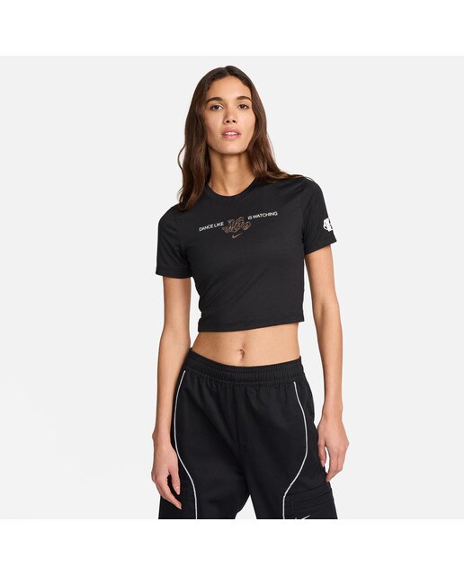 T-shirt de mulher Sportswear Nike Preto-1