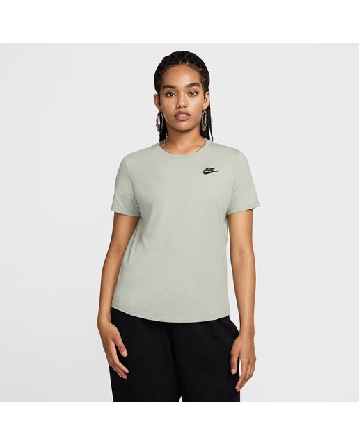 T-shirt de Mulher W Nsw Club SS Tee Verde / Preto-1