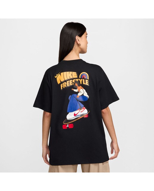 T-shirt de mulher Sportswear Nike Preto-2