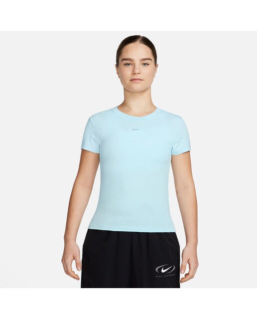 T-shirt de Mulher Sportswear Chill Knit Azul-1