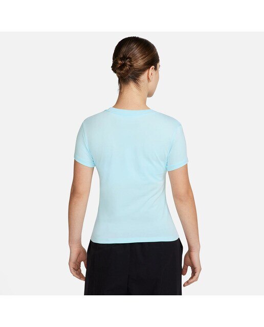 T-shirt de Mulher Sportswear Chill Knit Azul-2